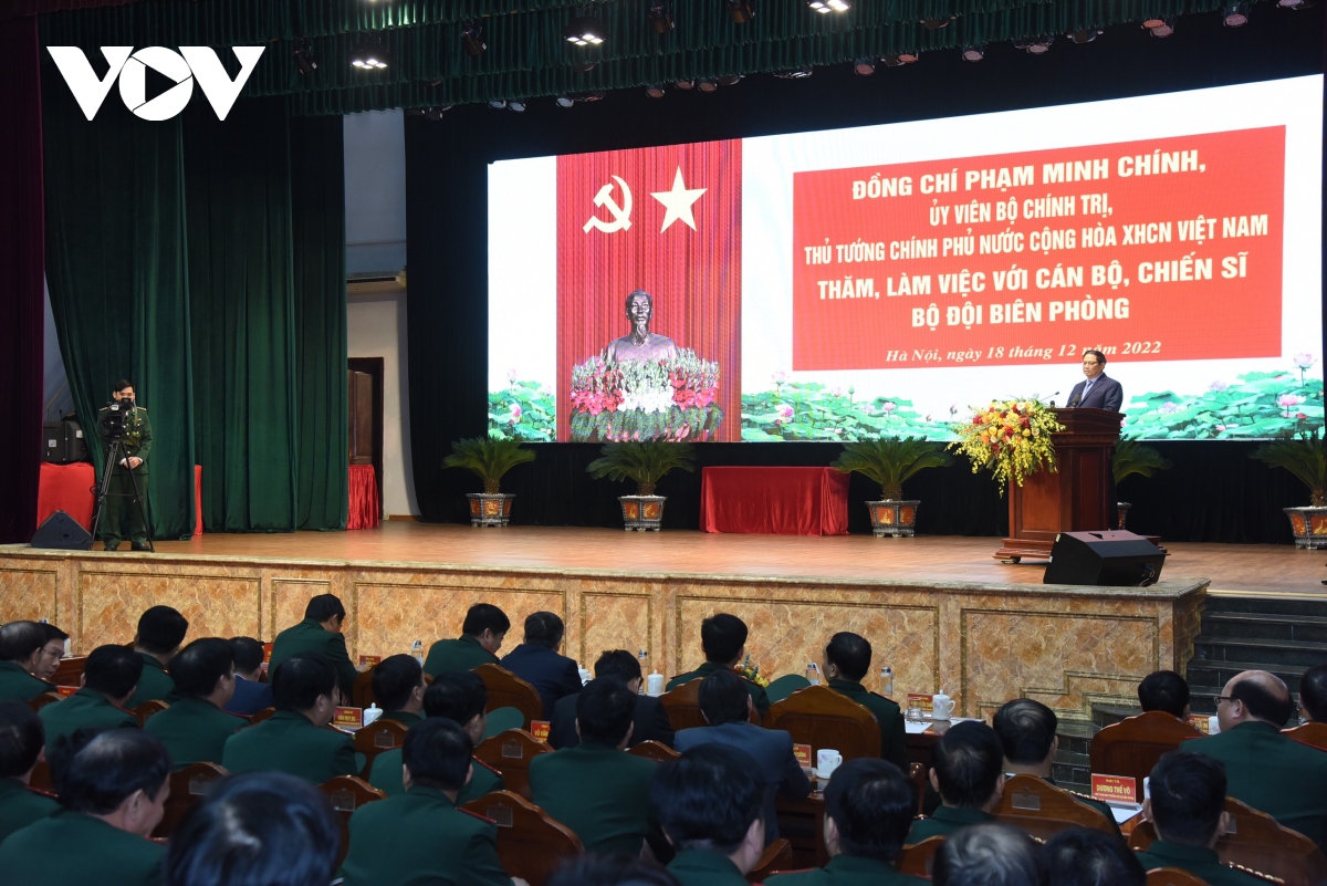 thủ tướng phạm minh chính thăm, làm việc tại bộ tư lệnh bộ đội biên phòng hình ảnh 2 thu tuong pham minh chinh tham, lam viec tai bo tu lenh bo doi bien phong hinh anh 2