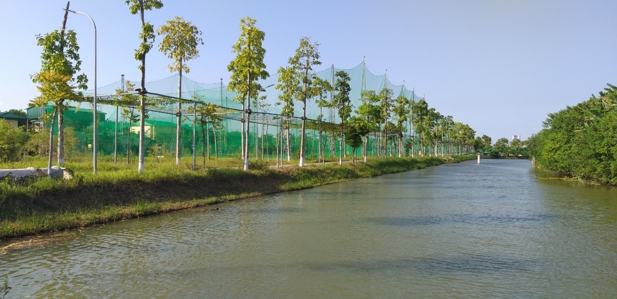 Dự án vẫn giữ nguyên mục tiêu chính ban đầu là nuôi cá rô phi Isarel công nghệ cao nhưng kết hợp dịch vụ du lịch sinh thái. Ảnh: Hải Đăng