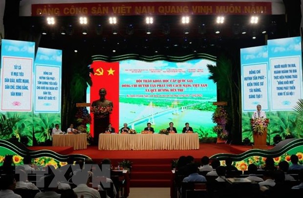 Đồng chí Huỳnh Tấn Phát với cách mạng Việt Nam và quê hương Bến Tre hình ảnh 1 Dong chi Huynh Tan Phat voi cach mang Viet Nam va que huong Ben Tre hinh anh 1