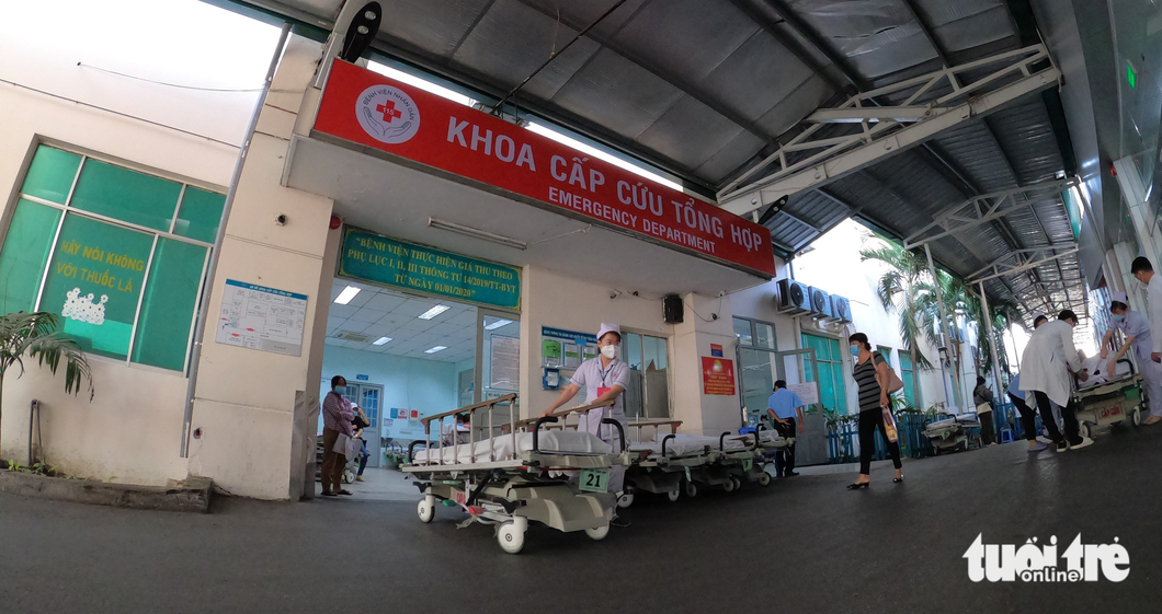 Cận cảnh đường hầm chuyển bệnh duy nhất tại bệnh viện ở TP.HCM - Ảnh 3. Cận cảnh đường hầm chuyển bệnh duy nhất tại bệnh viện ở TP.HCM - Ảnh 3.