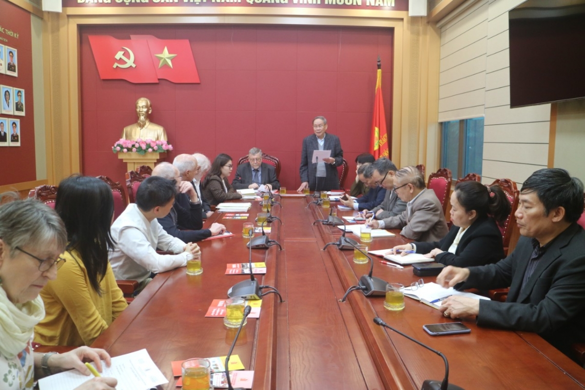 Hội Hữu nghị Bỉ - Việt thăm và làm việc với Trung ương Hội Hội Hữu nghị Bỉ - Việt thăm và làm việc với Trung ương Hội