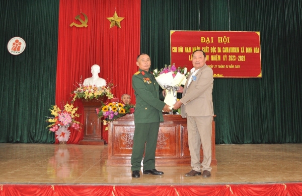 Đại hội Chi hội Nạn nhân chất độc da cam/dioxin xã Định Hóa, nhiệm kỳ 2023 – 2028