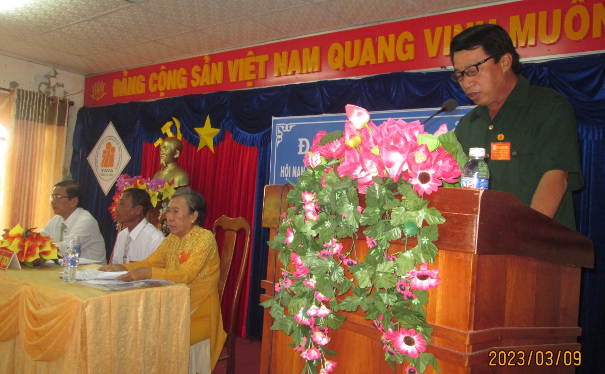 Huyện Năm Căn hoàn thành Đại hội Hội NNCĐDC/dioxin cấp cơ sở nhiệm kỳ 2023 - 2028 Huyện Năm Căn hoàn thành Đại hội Hội NNCĐDC/dioxin cấp cơ sở nhiệm kỳ 2023 - 2028