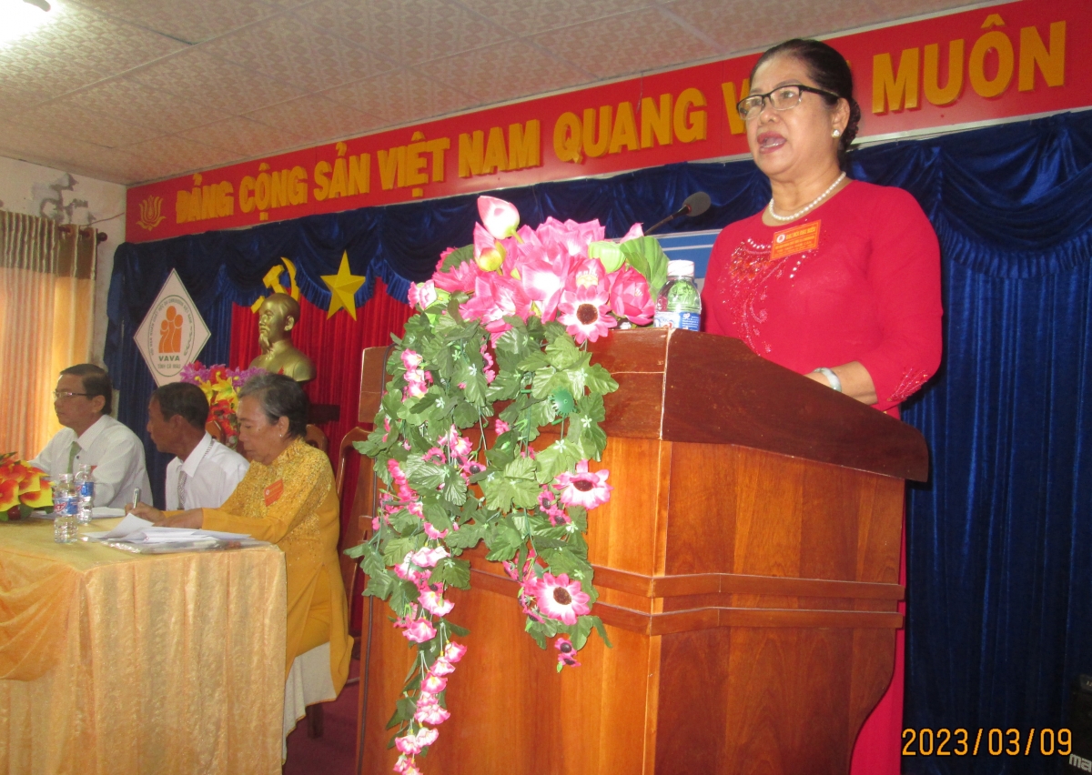 Huyện Năm Căn hoàn thành Đại hội Hội NNCĐDC/dioxin cấp cơ sở nhiệm kỳ 2023 - 2028 Huyện Năm Căn hoàn thành Đại hội Hội NNCĐDC/dioxin cấp cơ sở nhiệm kỳ 2023 - 2028