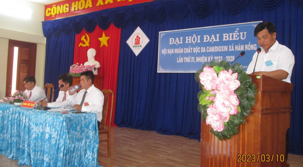 Huyện Năm Căn hoàn thành Đại hội Hội NNCĐDC/dioxin cấp cơ sở nhiệm kỳ 2023 - 2028 Huyện Năm Căn hoàn thành Đại hội Hội NNCĐDC/dioxin cấp cơ sở nhiệm kỳ 2023 - 2028