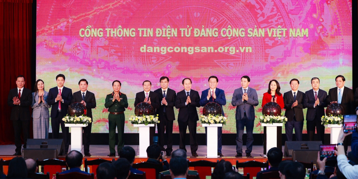 khai trương cổng thông tin điện tử Đảng cộng sản việt nam hình ảnh 2 khai truong cong thong tin dien tu Dang cong san viet nam hinh anh 2