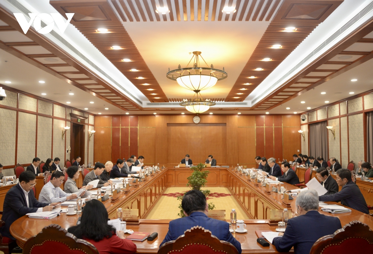 tổng bí thư nguyễn phú trọng chủ trì cuộc họp bộ chính trị, ban bí thư hình ảnh 4 tong bi thu nguyen phu trong chu tri cuoc hop bo chinh tri, ban bi thu hinh anh 4