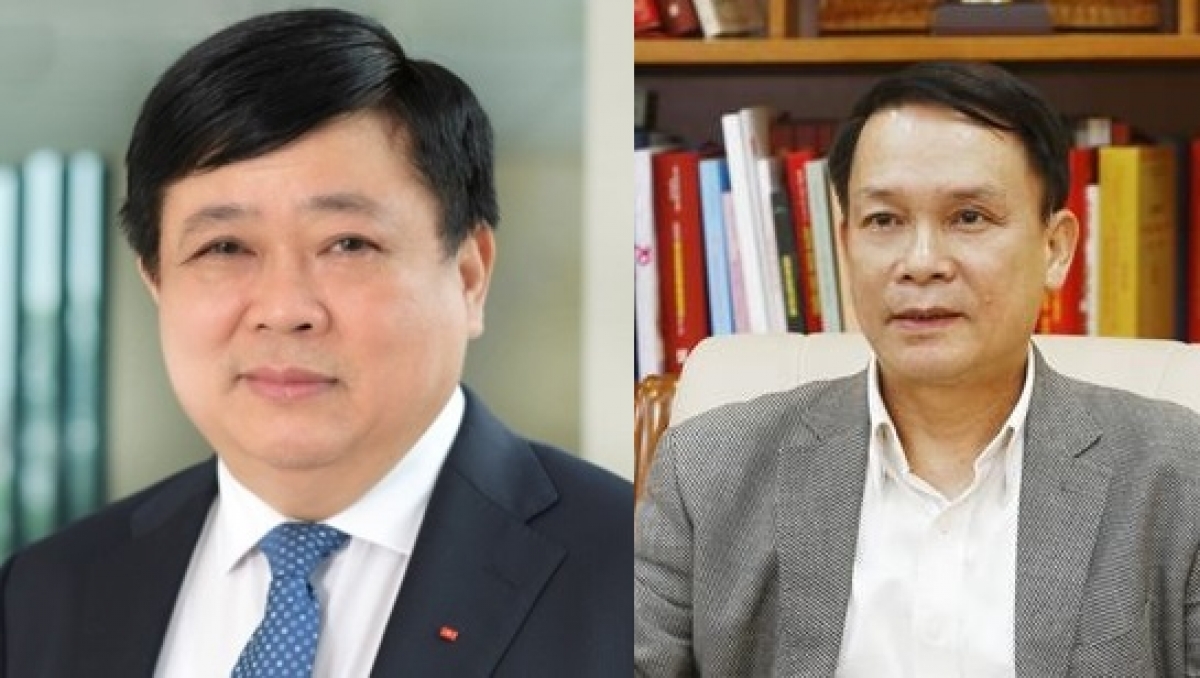 PGS.TS Nguyễn Thế Kỷ (ảnh trái) thôi giữ chức vụ Tổng Giám đốc Đài Tiếng nói Việt Nam và ông Nguyễn Đức Lợi (ảnh phải) thôi giữ chức vụ Tổng Giám đốc Thông tấn xã Việt Nam từ 1/6/2021