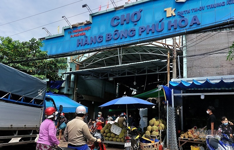 Chợ đầu mối lớn nhất Bình Dương ngưng hoạt động