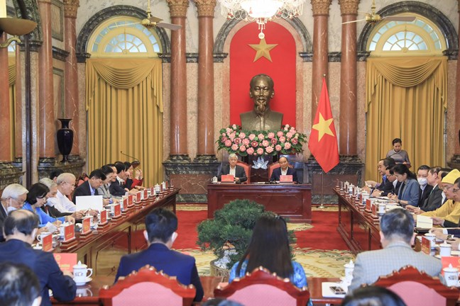 Hội nghị tổng kết công tác phối hợp giữa Chủ tịch nước và Đoàn Chủ tịch Ủy ban Trung ương Mặt trận Tổ quốc Việt Nam