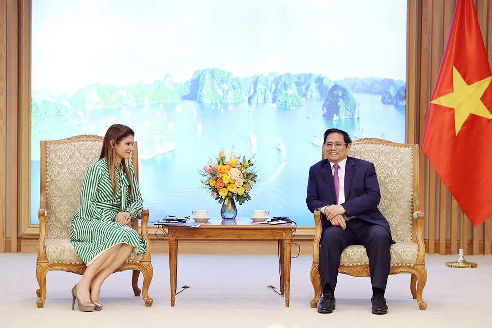 Thủ tướng Phạm Minh Chính tiếp Bộ trưởng Ngoại giao Panama Érika Mouynes