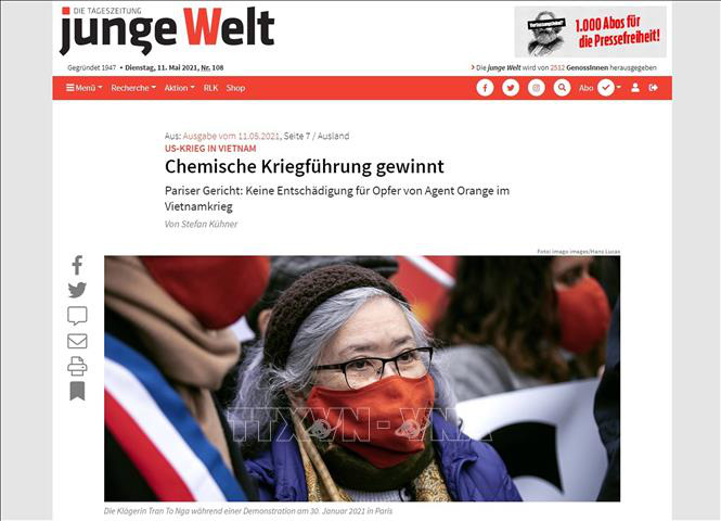 Truyền thông Đức đăng nhiều tin bài về cuộc chiến vì công lý của bà Trần Tố Nga - Ảnh 1. Truyền thông Đức đăng nhiều tin bài về cuộc chiến vì công lý của bà Trần Tố Nga - Ảnh 1.