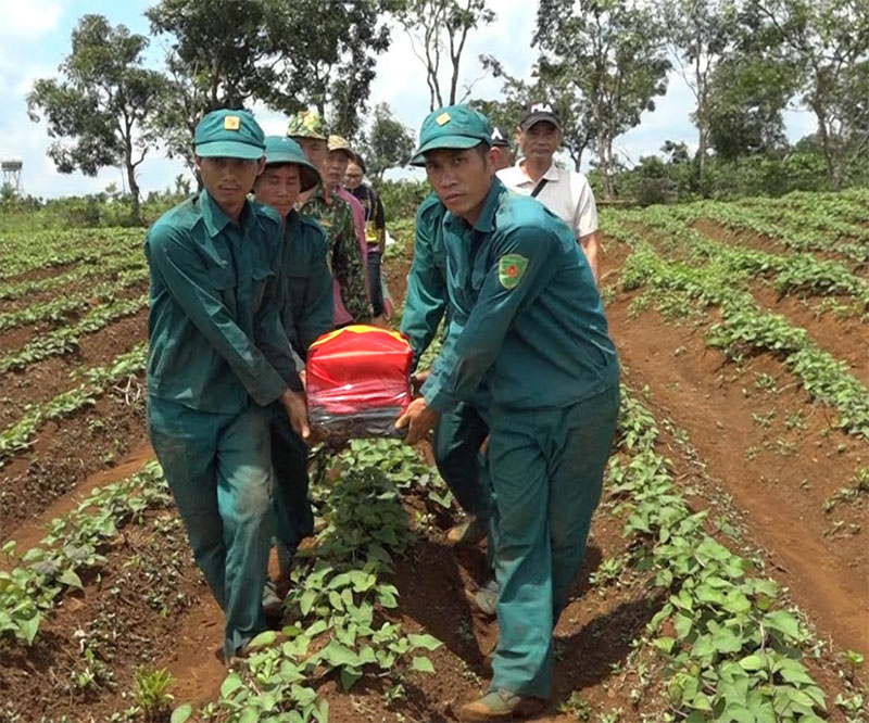 Đắk Nông quy tập 10 hài cốt liệt sĩ tại xã Quảng Tâm