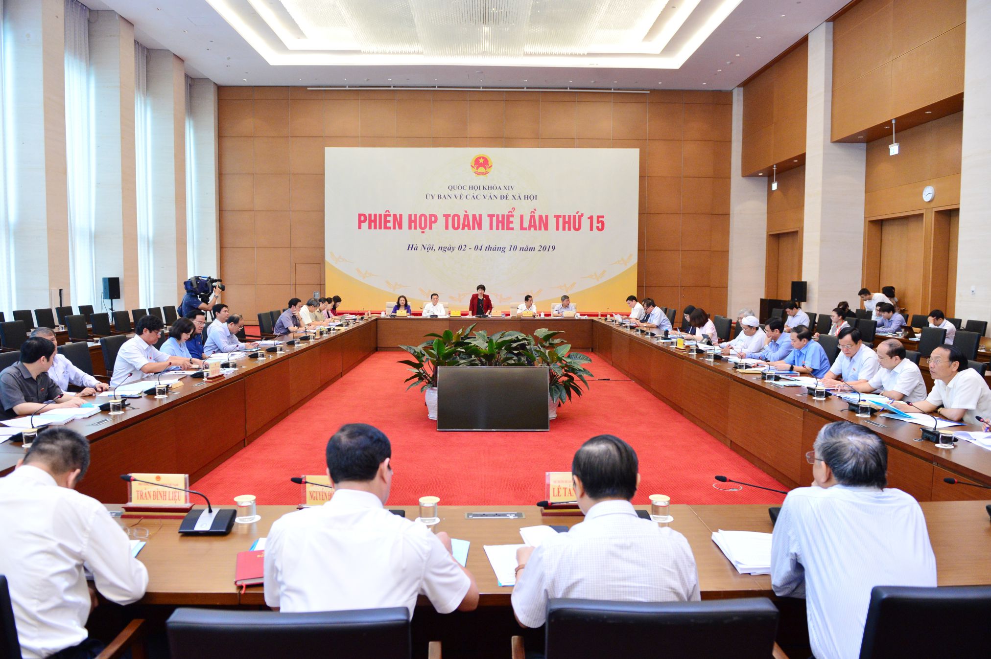 Ủy ban Về các vấn đề xã hội họp phiên toàn thể lần thứ 15