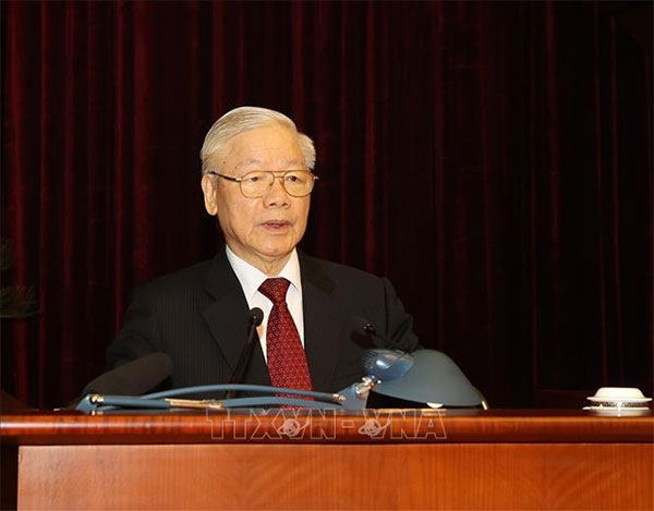 Tổng Bí thư Nguyễn Phú Trọng chủ trì, phát biểu khai mạc Hội nghị Trung ương 5 khóa XIII