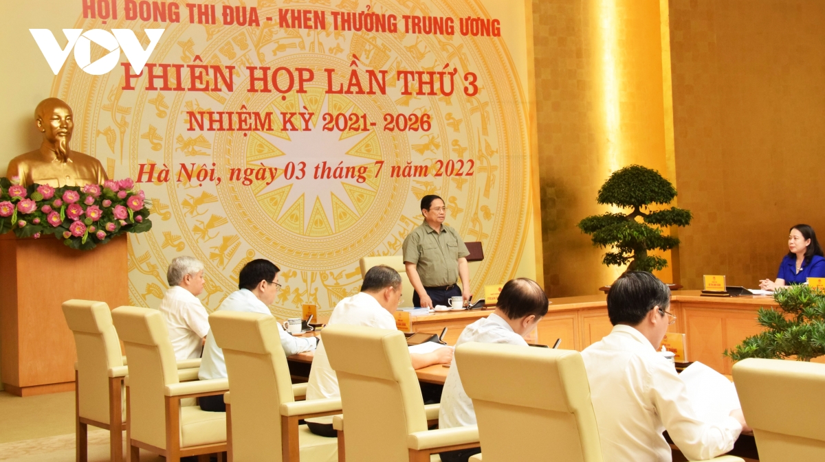 thủ tướng chủ trì phiên họp hội đồng thi đua - khen thưởng trung ương hình ảnh 1 thu tuong chu tri phien hop hoi dong thi dua - khen thuong trung uong hinh anh 1