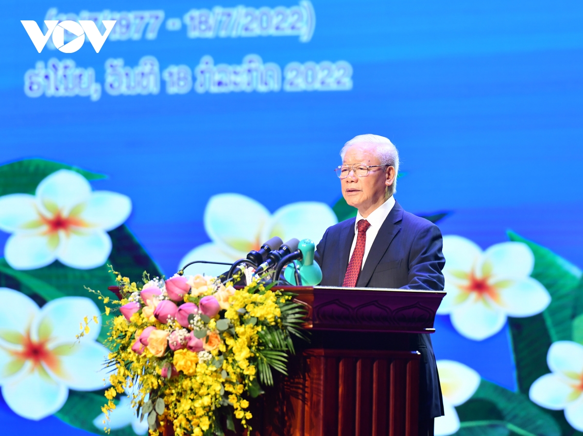 toàn văn phát biểu của tổng bí thư tại lễ kỷ niệm 60 năm quan hệ việt-lào hình ảnh 3 toan van phat bieu cua tong bi thu tai le ky niem 60 nam quan he viet-lao hinh anh 3