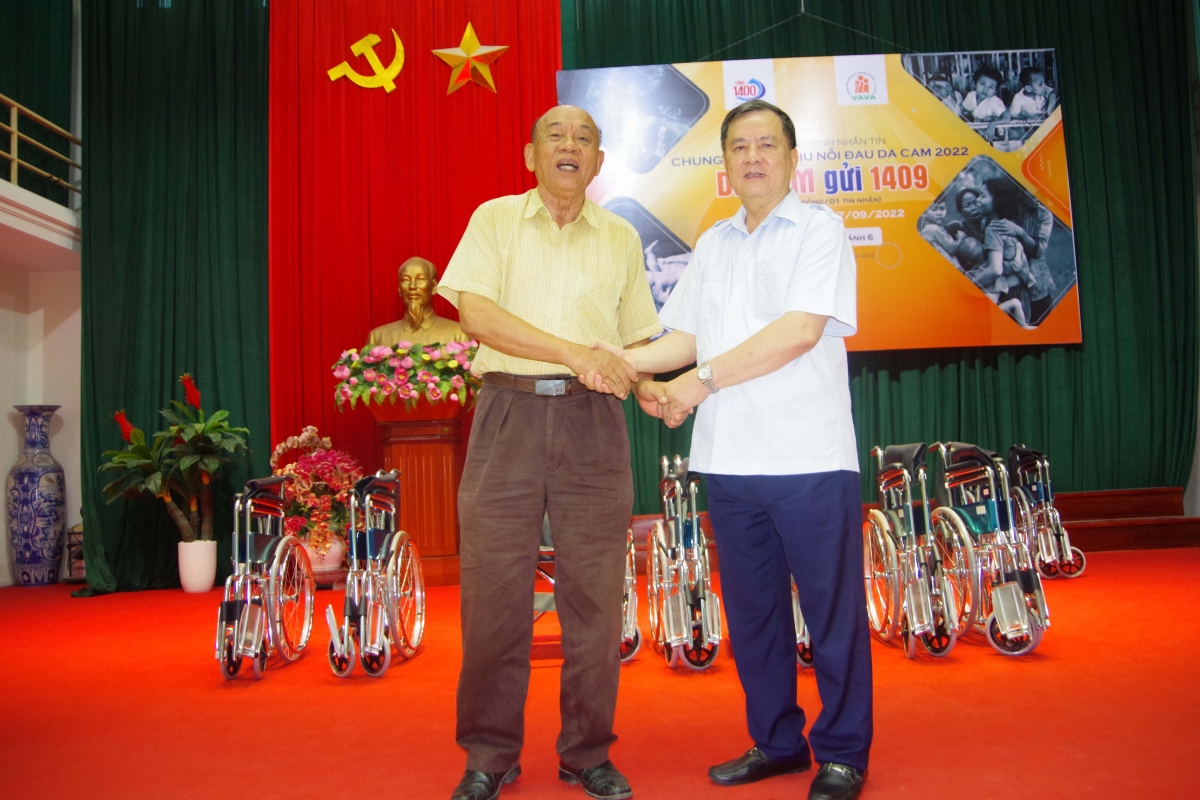 Phát động Chương trình nhắn tin từ thiện  “Chung tay xoa dịu nỗi đau da cam” năm 2022