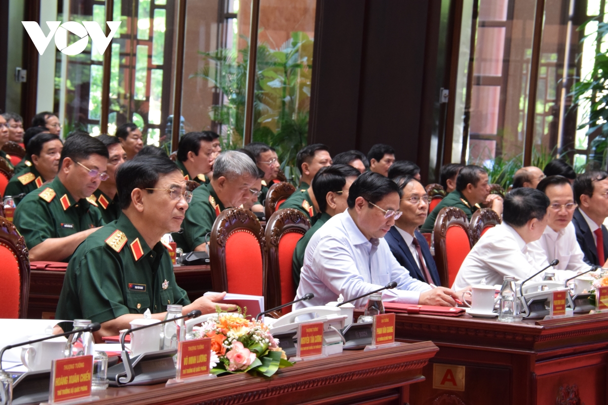 thủ tướng phạm minh chính dự và phát biểu tại hội nghị quân chính toàn quân hình ảnh 3 thu tuong pham minh chinh du va phat bieu tai hoi nghi quan chinh toan quan hinh anh 3