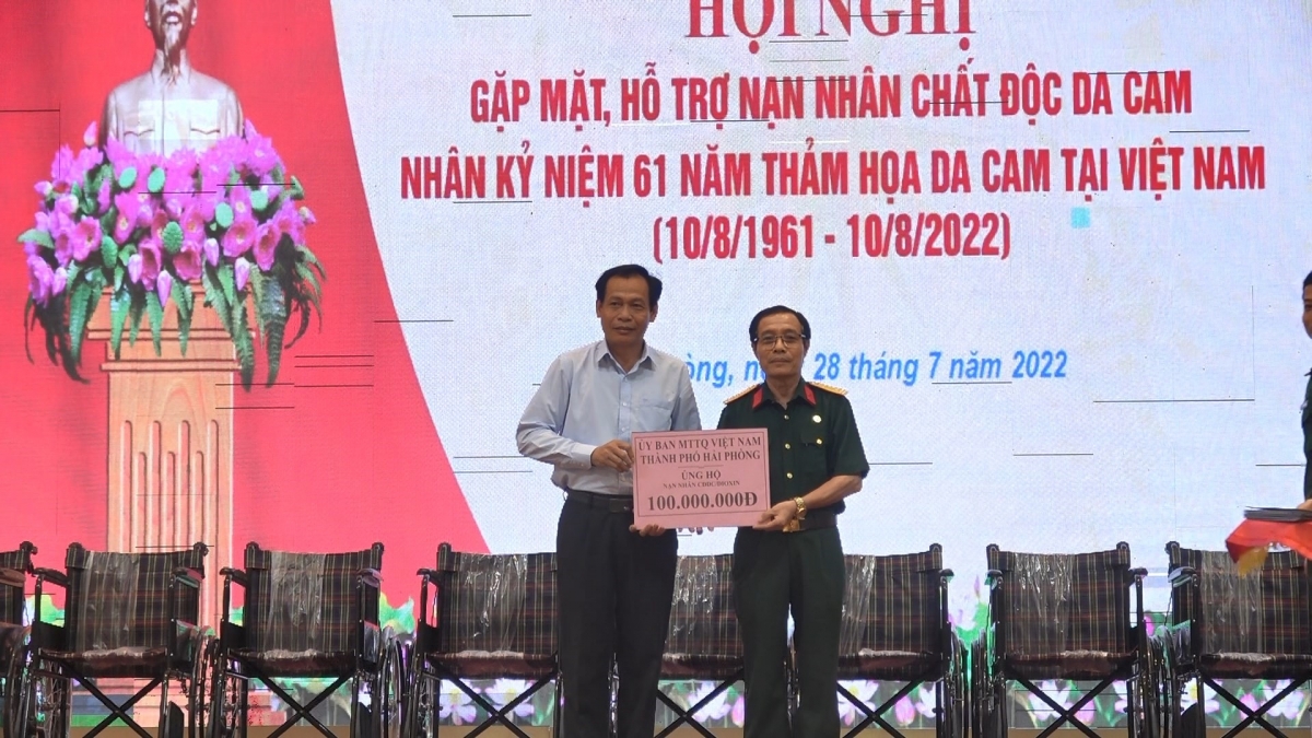 Thành hội Hải Phòng: Tổ chức Hội nghị gặp mặt và Phát động hưởng ứng Chương trình nhắn tin “Chung tay xoa dịu nỗi đau da cam -2022” Thành hội Hải Phòng: Tổ chức Hội nghị gặp mặt và Phát động hưởng ứng Chương trình nhắn tin “Chung tay xoa dịu nỗi đau da cam -2022”