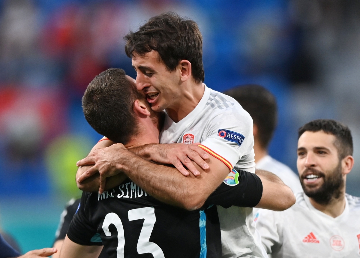 Tây Ban Nha vào bán kết EURO 2021 (Ảnh: Reuters).