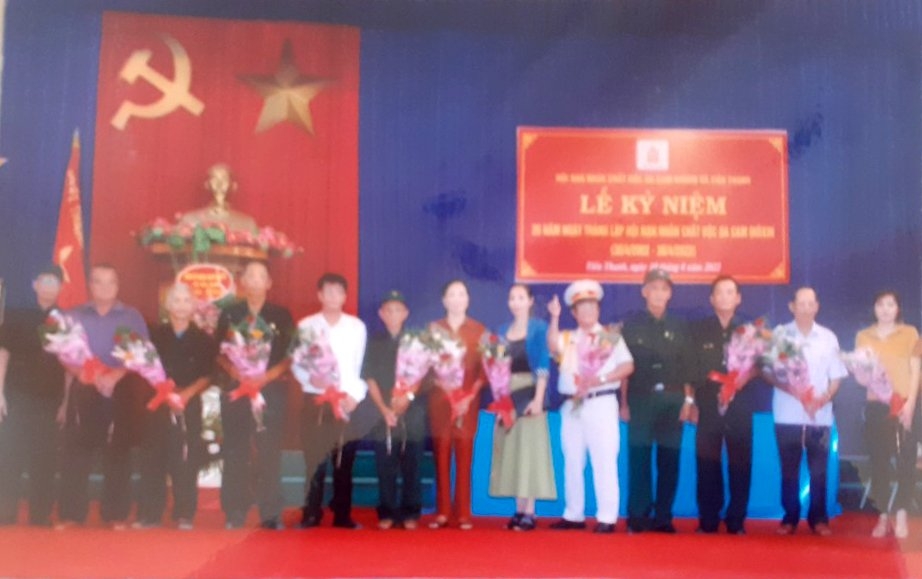 Hội Nạn nhân chất độc da cam/dioxin cấp xã đầu tiên của cả nước Hội Nạn nhân chất độc da cam/dioxin cấp xã đầu tiên của cả nước