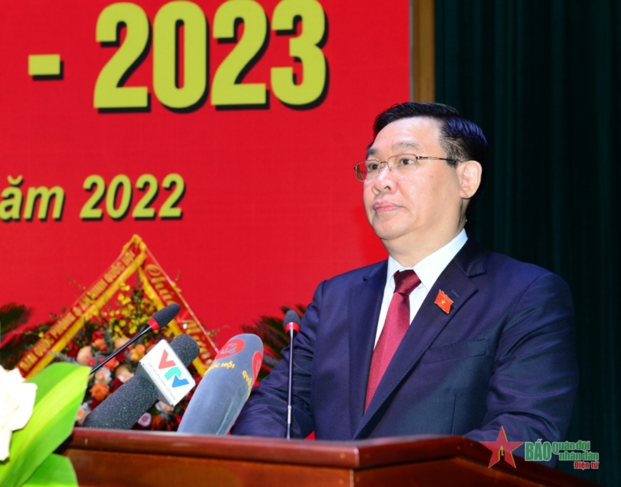 Chủ tịch Quốc hội Vương Đình Huệ dự Lễ khai giảng năm học 2022-2023 tại Học viện Quốc phòng Chủ tịch Quốc hội Vương Đình Huệ dự Lễ khai giảng năm học 2022-2023 tại Học viện Quốc phòng