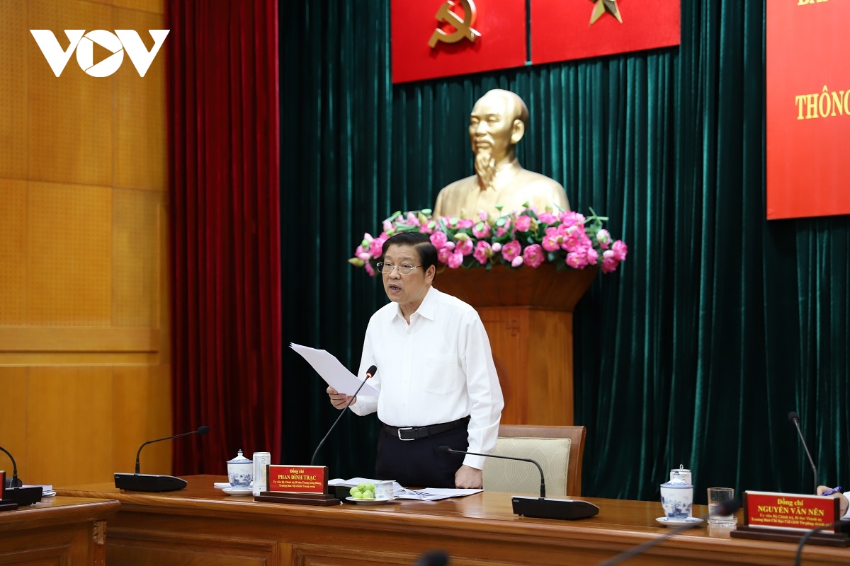 Ông phan Đình trạc công bố kết quả kiểm tra tại ban thường vụ thành ủy tp.hcm hình ảnh 2 Ong phan Dinh trac cong bo ket qua kiem tra tai ban thuong vu thanh uy tp.hcm hinh anh 2