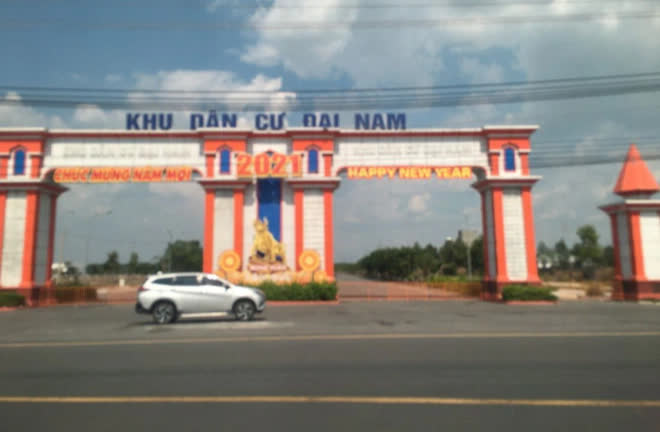 Cận cảnh dự án Khu dân cư Đại Nam (Ảnh: Cafeland)
