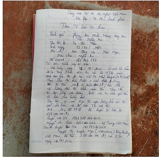 Lá thư đẫm nước mắt của người mẹ bị kẻ gian lừa mất sạch số tiền đi vay để chữa bệnh cho con