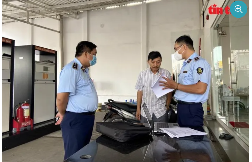 Cục QLTT TP Hồ Chí Minh kiểm tra một số cây xăng tạm dừng hoạt động