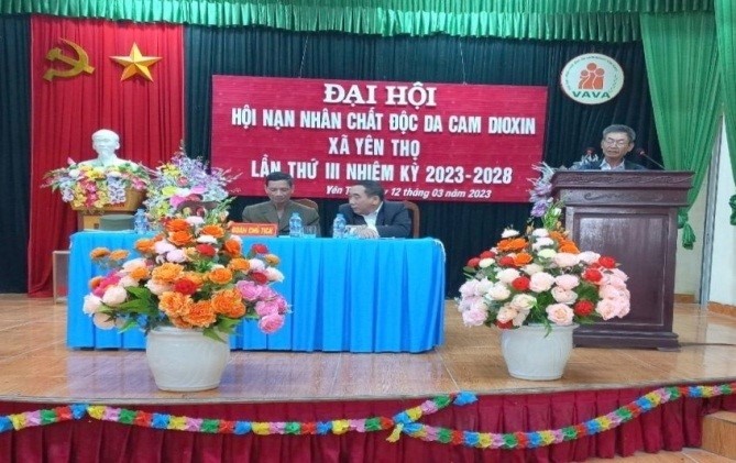 Đại hội Hội NNCĐDC/dioxin xã Yên Thọ, huyện Ý Yên