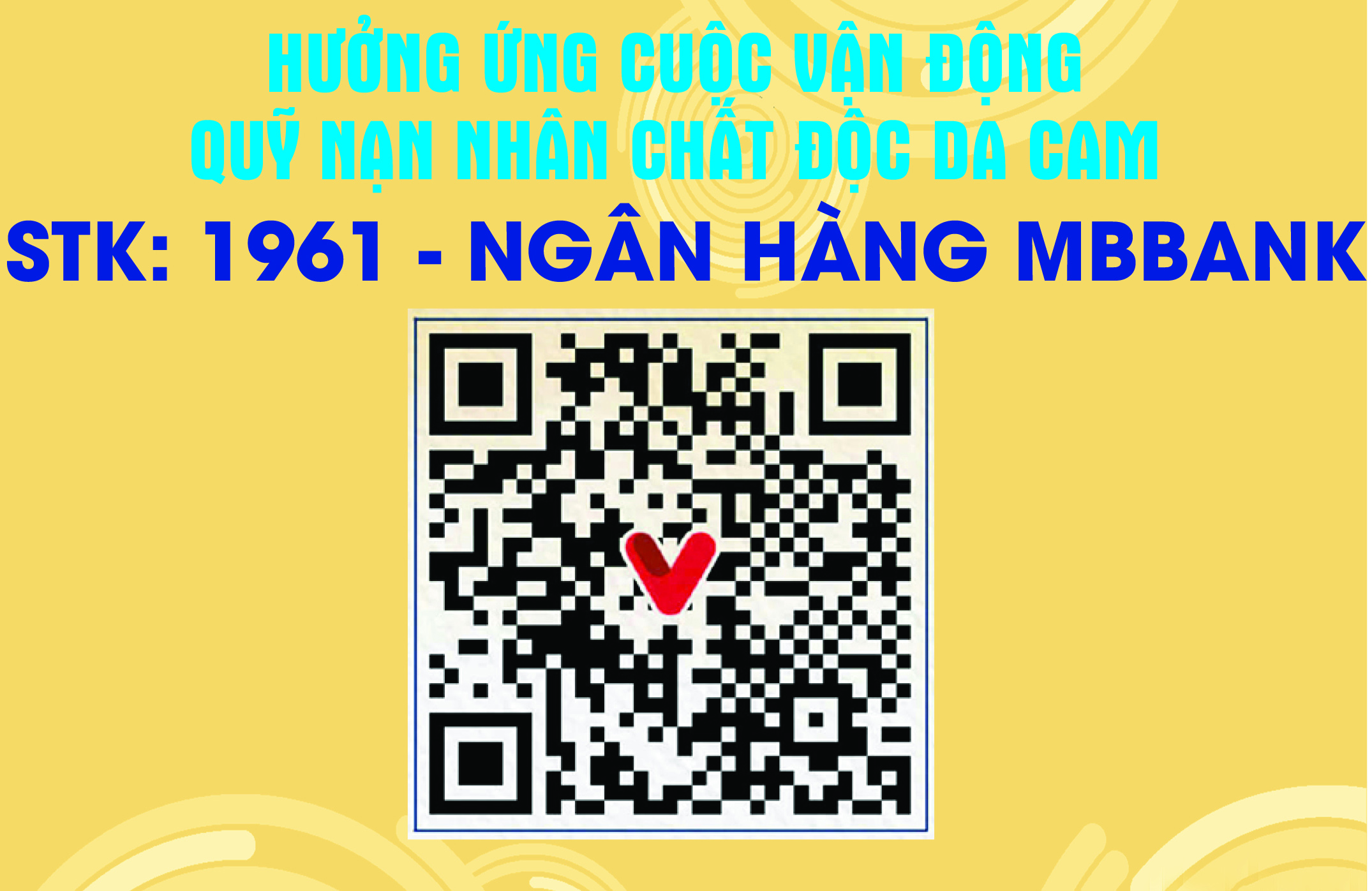 Ủng hộ Quỹ Nạn nhân chất độc da cam/dioxin Việt Nam qua App Thiện nguyện
