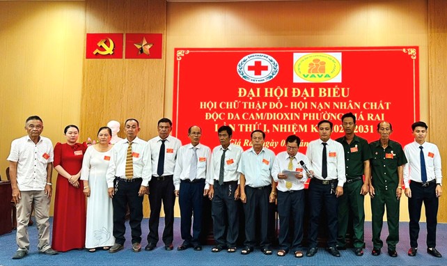 Phường Giá Rai (Cà Mau): Tổ chức thành công Đại hội đại biểu Hội Chữ thập đỏ - Hội Nạn nhân chất độc da cam/dioxin lần thứ I, nhiệm kỳ 2026-2031