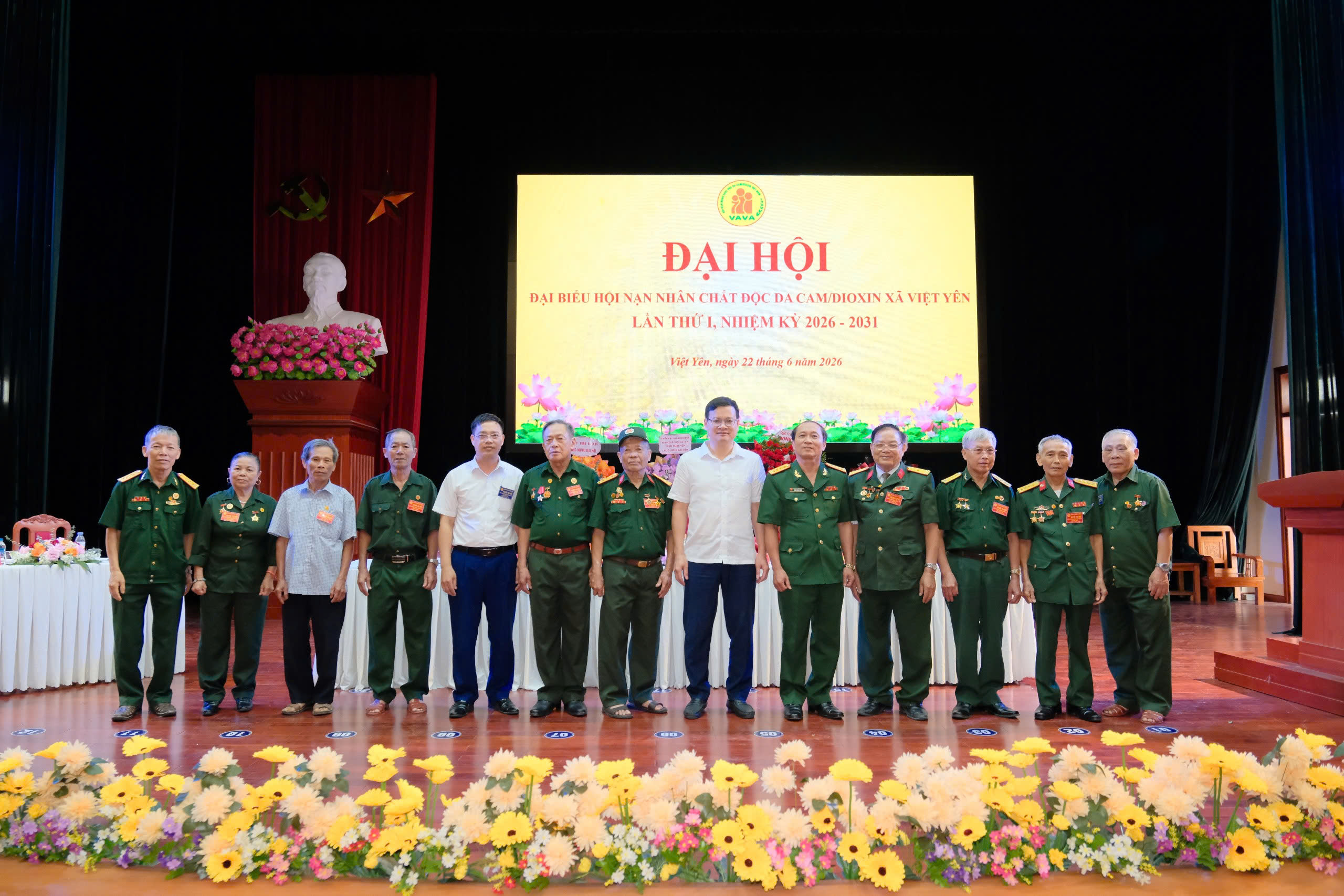 Đại hội đại biểu Hội Nạn nhân chất độc da cam/dioxin xã Việt Yên nhiệm kỳ 2026 - 2031 thành công tốt đẹp