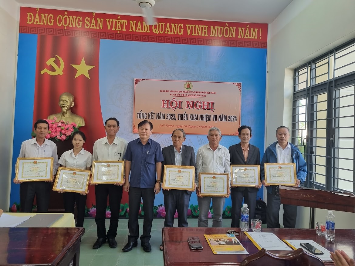 Hội huyện Núi Thành, sơ kết công tác 6 tháng đầu năm 2024