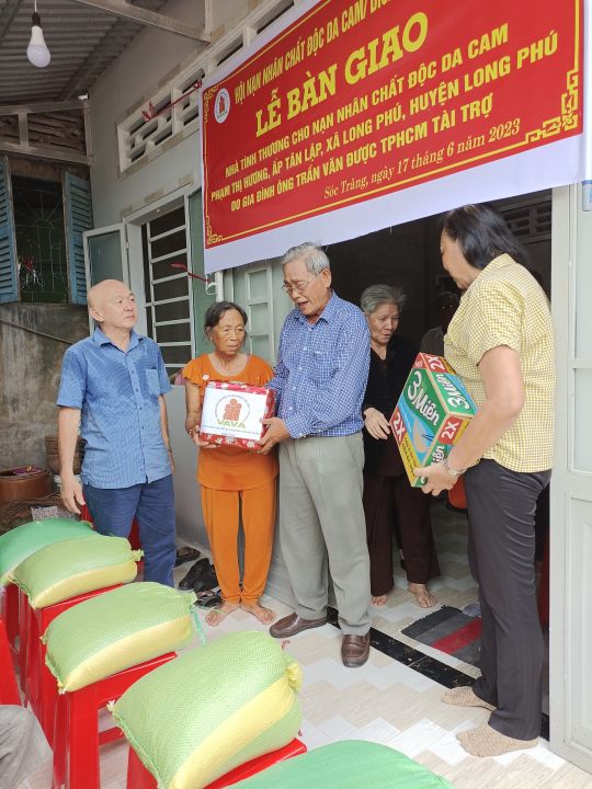 Hội tỉnh Sóc Trăng nghiệm thu bàn giao nhà tình thương