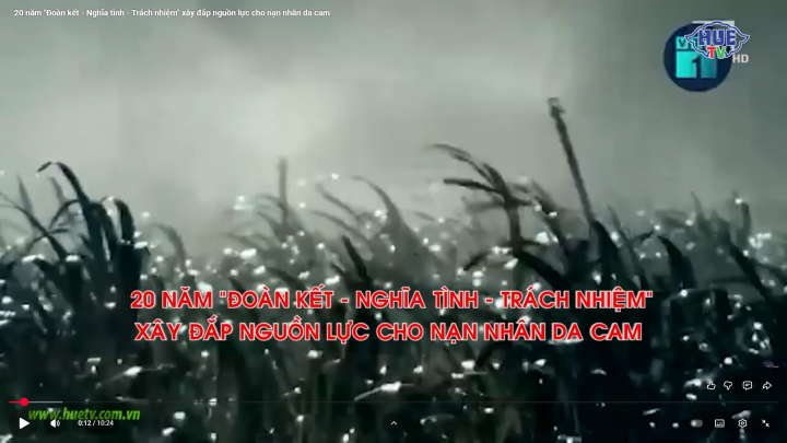 Phóng sự: Hội Nạn nhân chất độc da cam/dioxin TP Huế 20 năm 