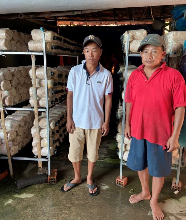 Hiệu quả từ nghề làm nấm