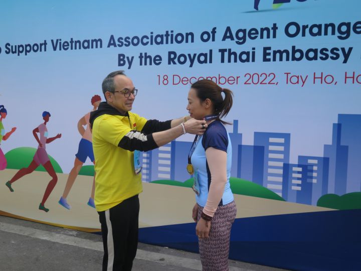 Hoạt động chạy từ thiện ủng hộ Quỹ Nạn nhân chất độc da cam/dioxin Việt Nam