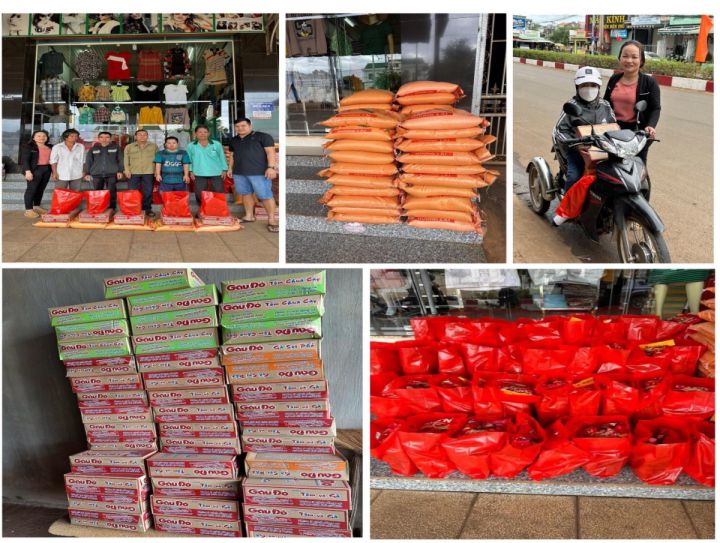 Hội huyện Bù Đốp: Tặng quà cho nạn nhân chất độc da cam dịp Tết Quý Mão 2023