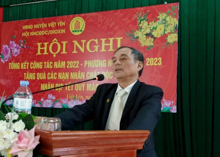 Hội huyện Việt Yên tổ chức Hội nghị tổng kết năm 2022 và  trao tặng quà Tết