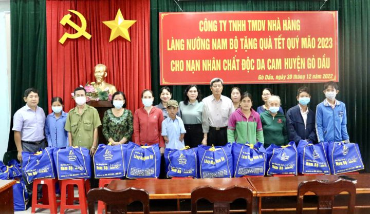 Hội huyện Gò Dầu: Chăm lo tết cho nạn nhân trên địa bàn