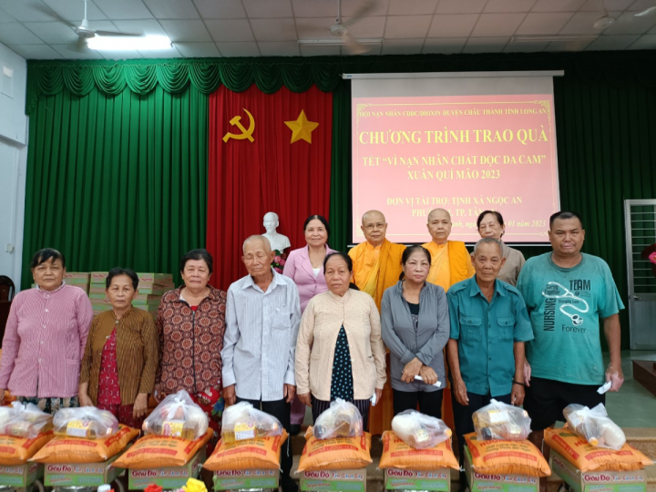 Huyện hội Châu Thành với Chương trình “Tết vì nạn nhân chất độc da cam”