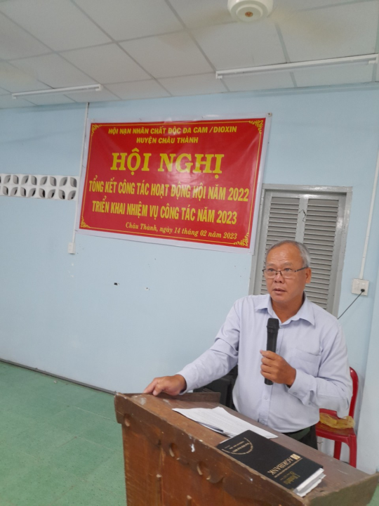 Hội huyện Châu Thành:  Tổng kết công tác Hội năm 2022, triển khai nhiệm vụ năm 2023