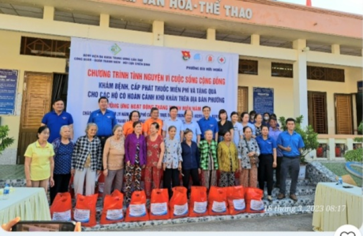 Phường Bùi Hữu Nghĩa chăm sóc nạn nhân chất độc da cam