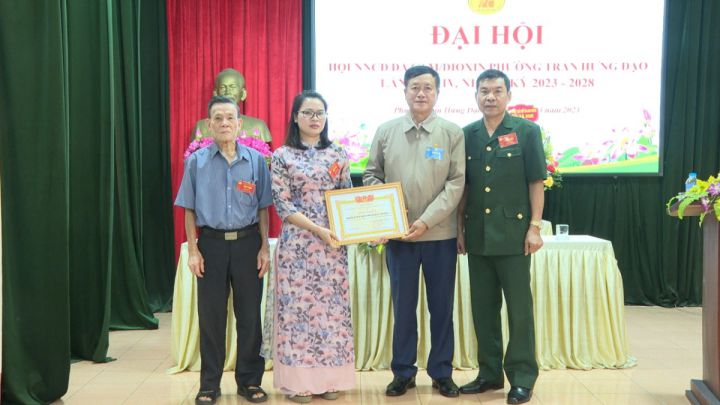 Đại hội Hội NNCĐDC/dioxin phường Trần Hưng Đạo thành công tốt đẹp