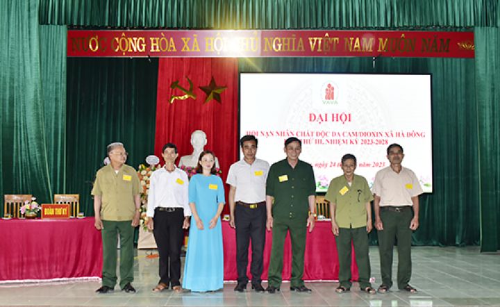 Đại hội Hội NNCĐDC/dioxin xã Hà Đông thành công tốt đẹp