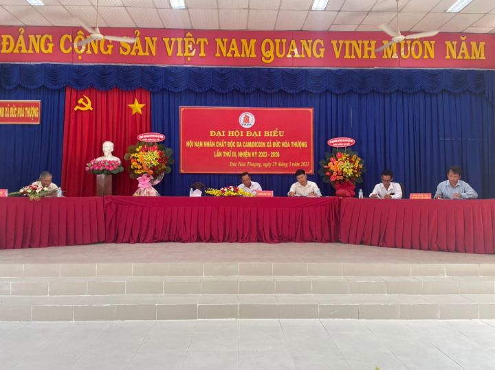 Xã Đức Hòa Thượng: Đại hội Đại biểu Hội Nạn nhân chất độc da cam/dioxin lần thứ III, nhiệm kỳ 2023 – 2028