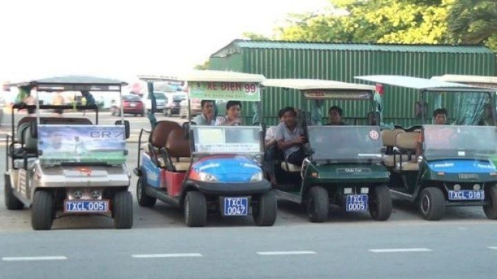 Thị xã Cửa Lò siết chặt quản lý xe điện 4 bánh